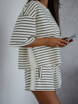 Dres Emma Stripes Black