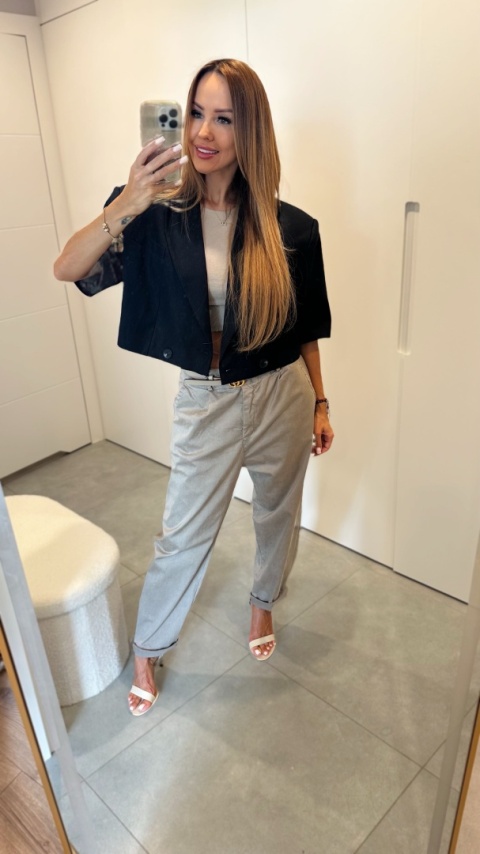 Laniana marynarka Shadow