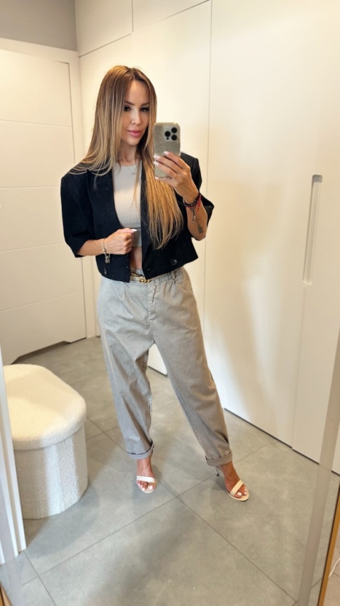 Laniana marynarka Shadow