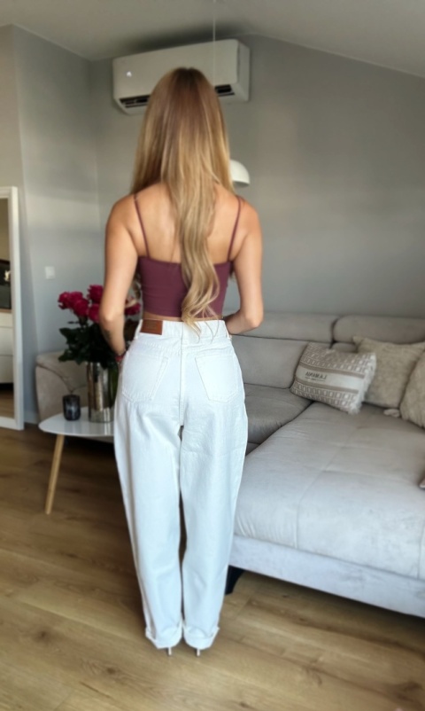 Spodnie Mom Fit Banana