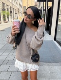Sweter Long Beige