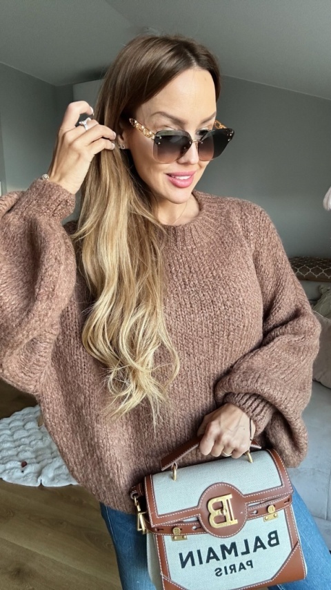 Sweterek Chmurka Cappuccino